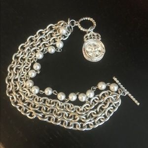 Silver and Pearl bracelet